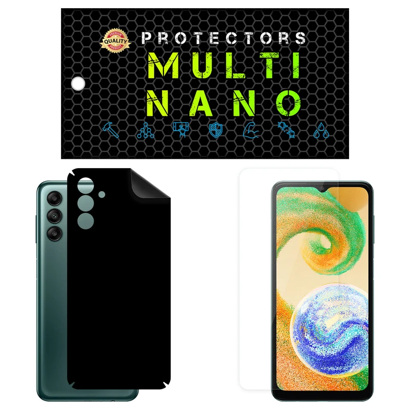 محافظ صفحه نمایش مولتی نانو مدل X-SFL مناسب برای گوشی موبایل سامسونگ Galaxy A04S به همراه برچسب پوششی