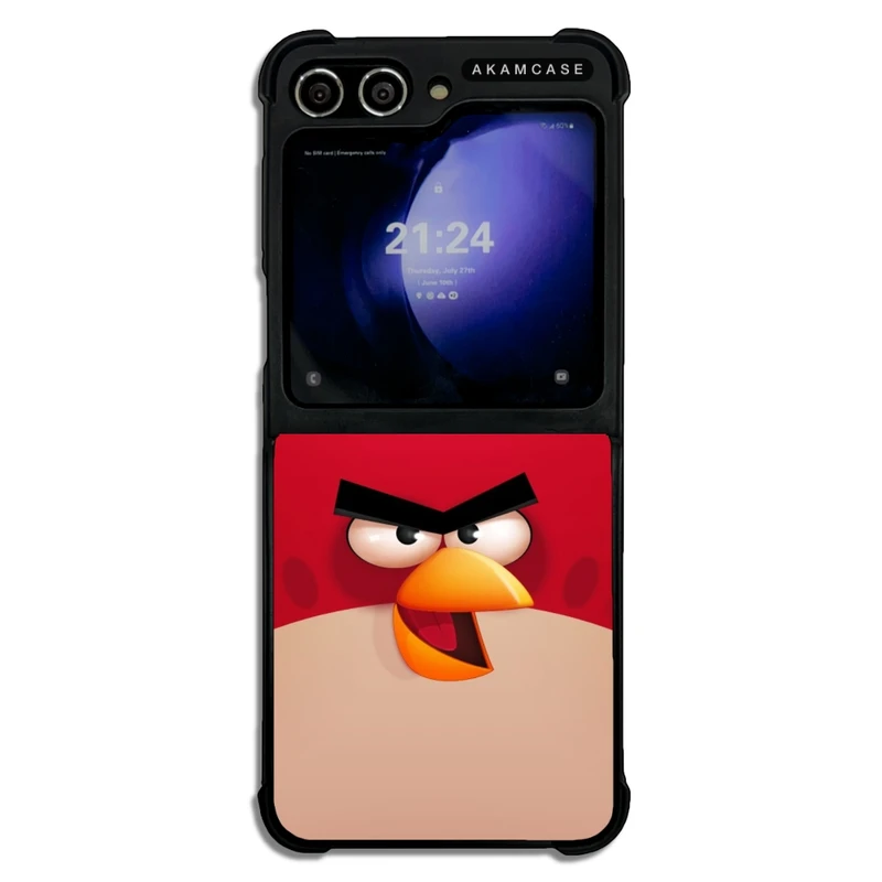 کاور آکام مدل AMCWSGZFLIP5-ANGRY BIRDS4 مناسب برای گوشی موبایل سامسونگ Galaxy Z Flip 5