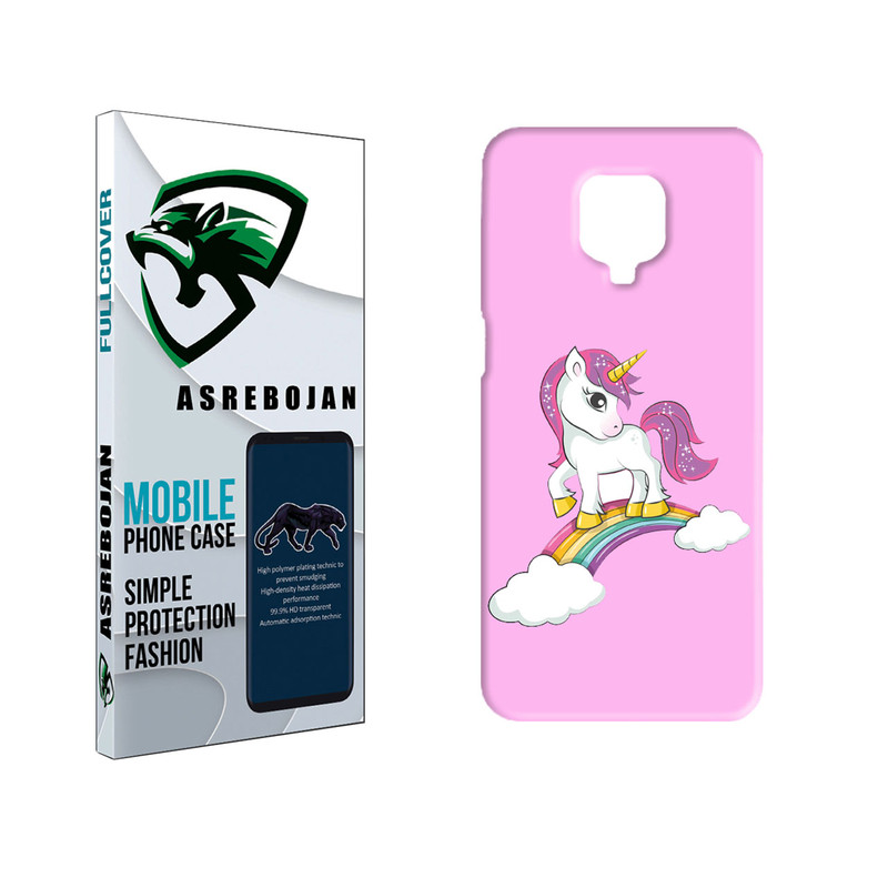 کاور عصر بوژان مدل یونی کورن کد 0098 مناسب برای گوشی موبایل شیائومی note 9 pro