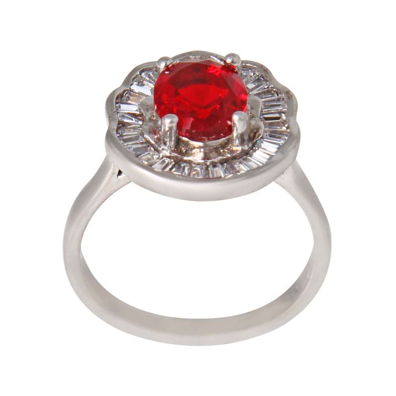 انگشتر نقره زنانه مدل کوارتز کد AWR_845