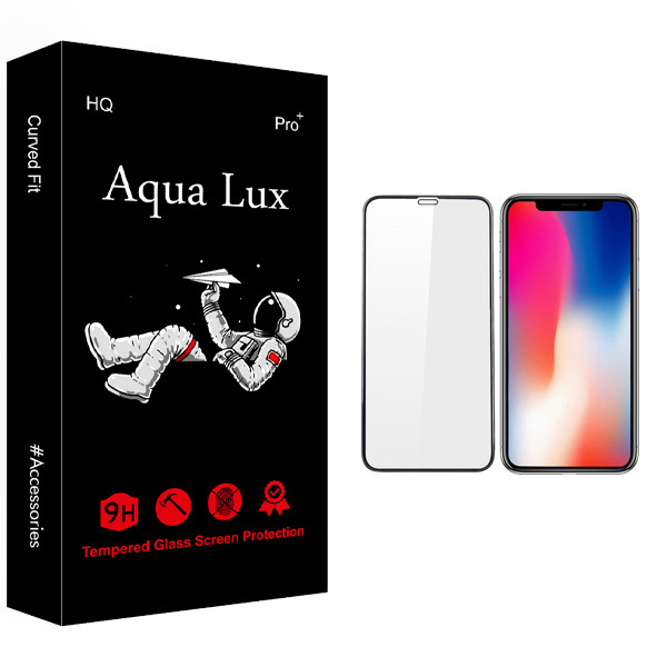 محافظ صفحه نمایش آکوا لاکس مدل +Pro مناسب برای گوشی موبایل اپل iPhone X/XS