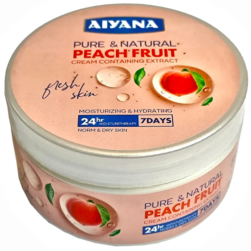 کرم آبرسان آیانا مدل هلو حجم 250 میلی لیتر