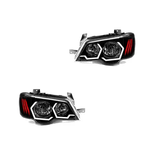 چراغ جلو خودرو گروه پژوهش صنعت مدرن مدل BMW-W مناسب برای پراید 111 و 132 بسته دو عددی