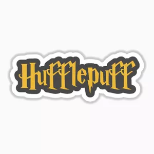 استیکر لپ تاپ و موبایل بووم طرح هری پاتر کد 104 مدل hufflepof