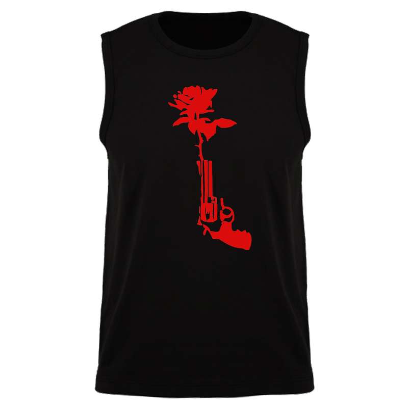 تاپ مردانه مدل  GUN کد DH44 رنگ مشکی