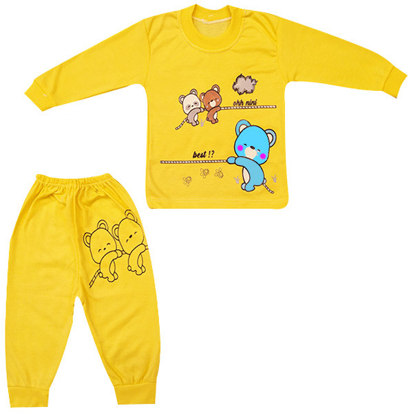 ست تی شرت و شلوار بچگانه مدل طنابکشی کد Za3