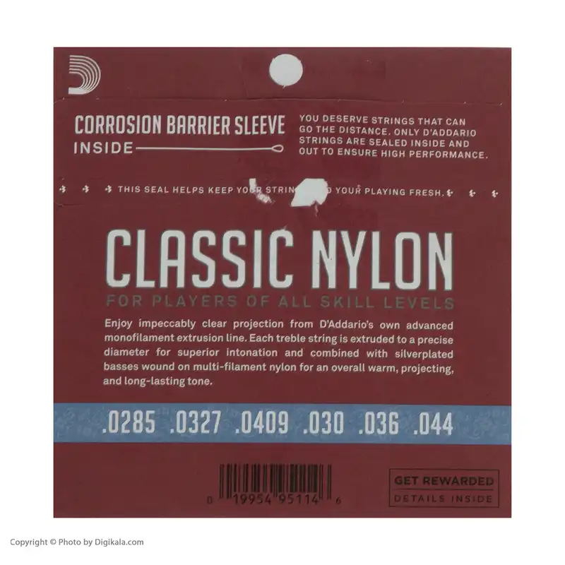 سیم گیتار کلاسیک داداریو مدل EJ27H