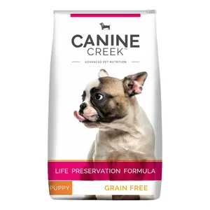 غذای خشک سگ نابالغ کنین کریک مدل Canine Creek puppy وزن 1.2 کیلوگرم