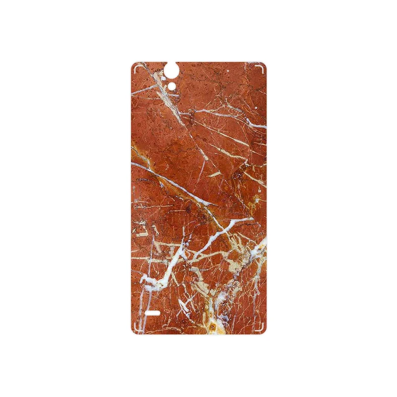 برچسب پوششی ماهوت مدل Red Marble مناسب برای گوشی موبایل سونی Xperia C4