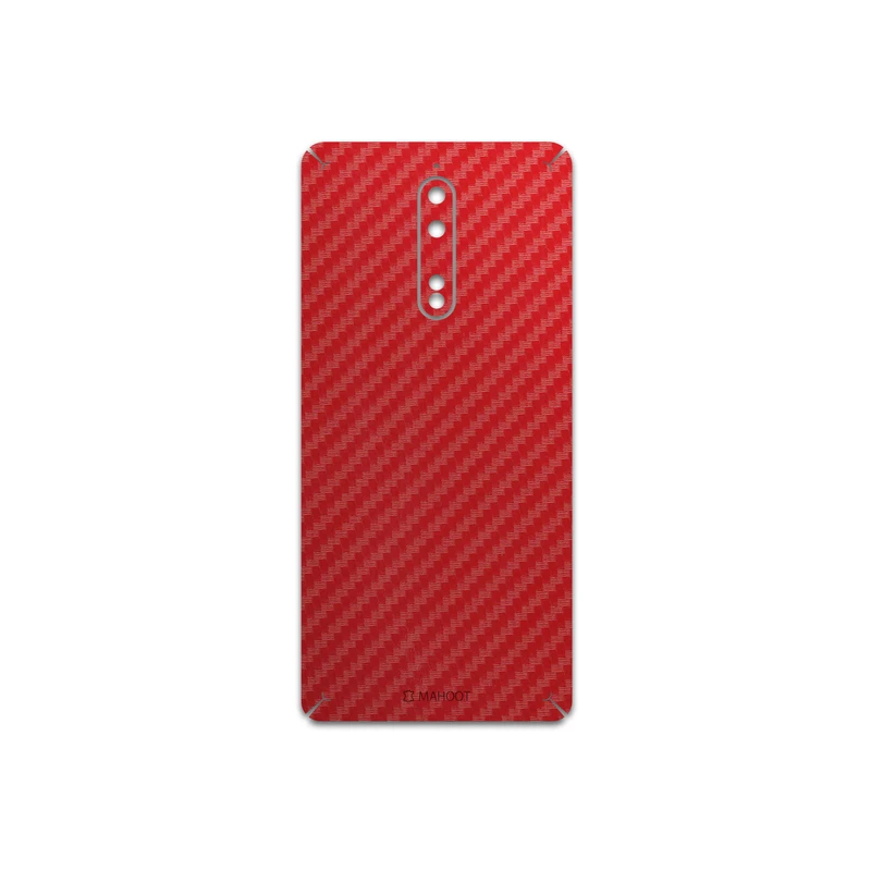 برچسب پوششی ماهوت مدل Red-Fiber مناسب برای گوشی موبایل نوکیا 8