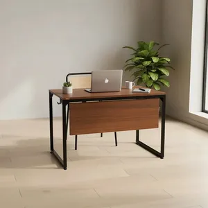 میز اداری دیزم مدل مونتاژی TLD_front_90×60_BRN