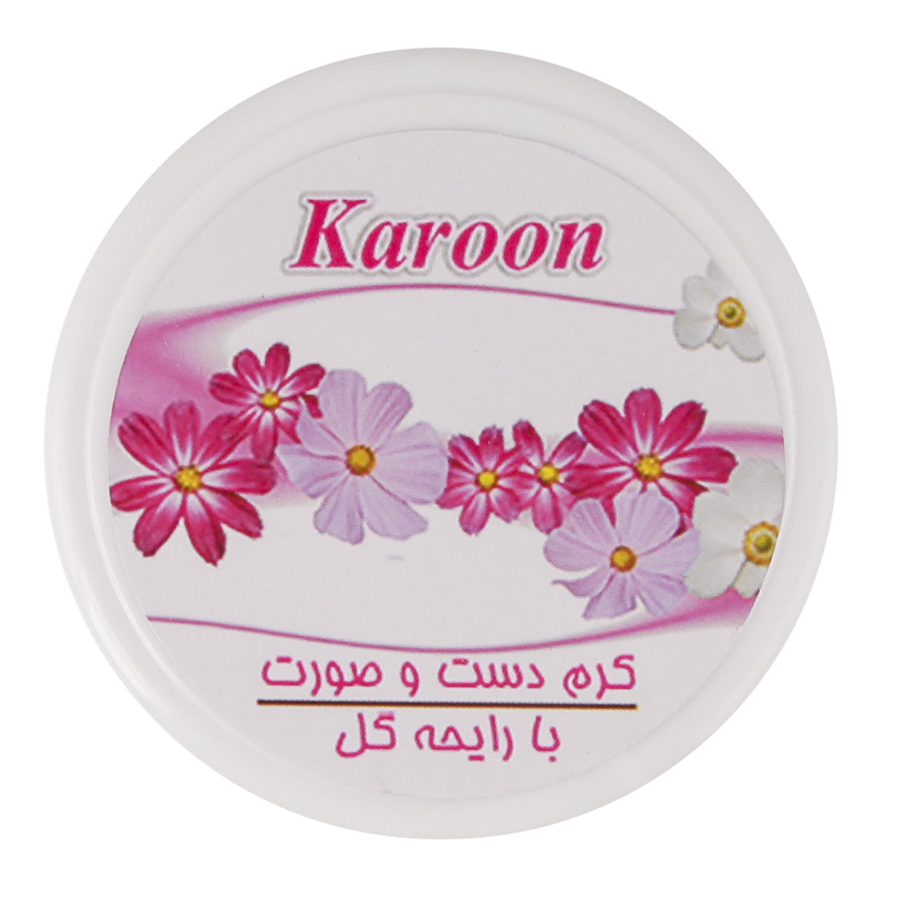 کرم مرطوب کننده کارون مدل گل حجم 100 میلی لیتر