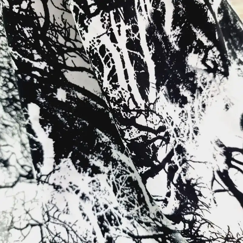 پارچه لباس مدل کودری نخی طرح شاخه