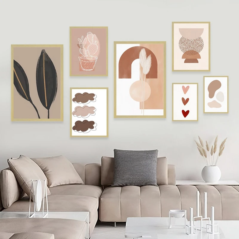 تابلو بکلیت مدل طرح مینیمال مدرن BE-1090 مجموعه 7 عددی