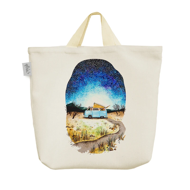 ساک خرید خندالو مدل طبیعت کد 5620