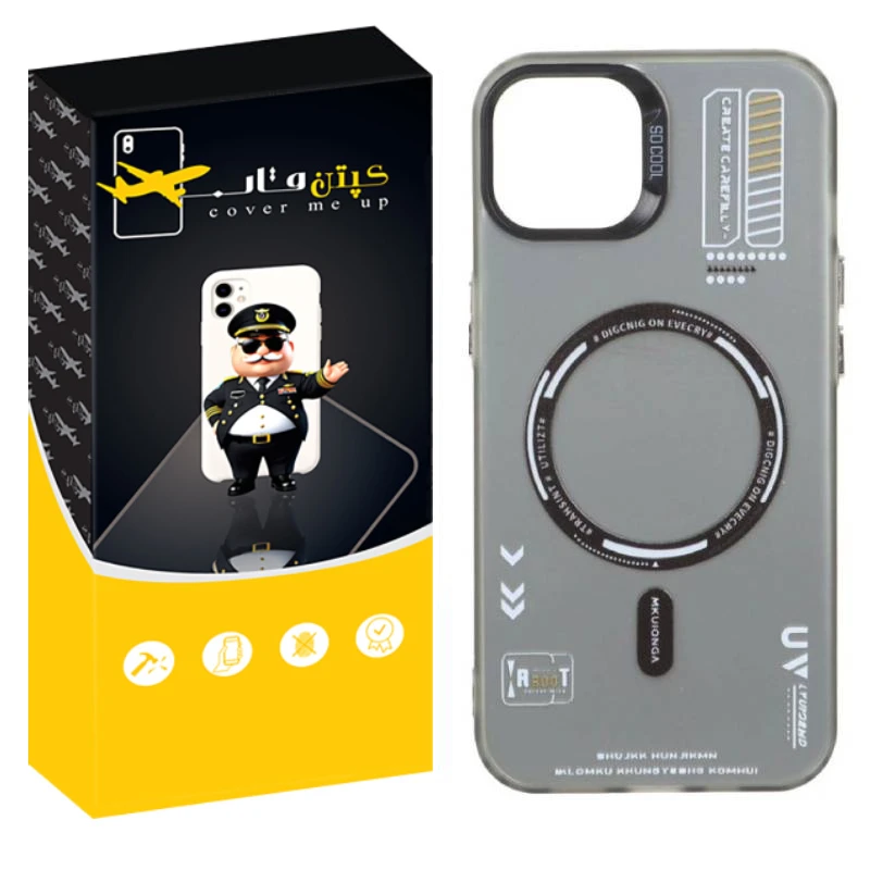 کاور کپتن قاب مدل SO COOL طرح UV مناسب برای گوشی موبایل اپل Iphone 11