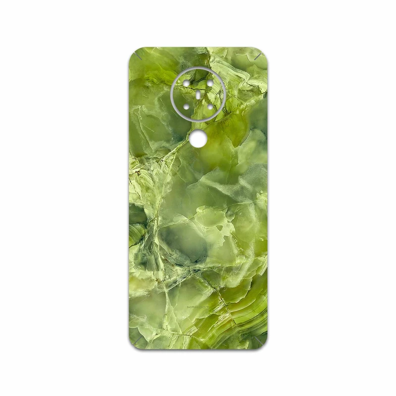 برچسب پوششی ماهوت مدل Green Crystal Marble مناسب برای گوشی موبایل نوکیا 5.3