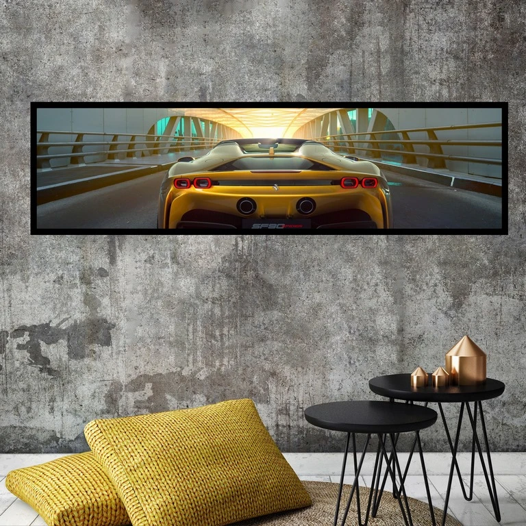 تابلو بکلیت طرح اتومبیل ماشین فراری مدل B-7855