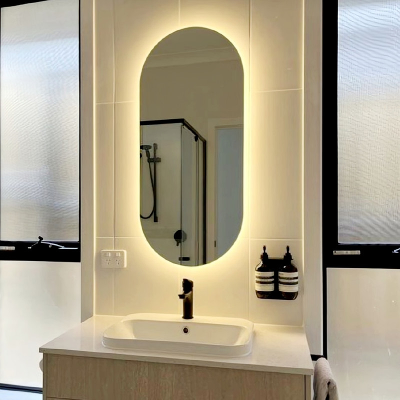 آینه سرویس بهداشتی مدل بک لایت کد 1014