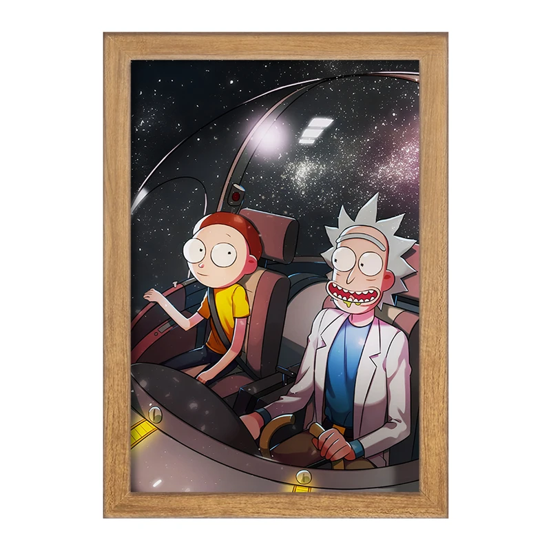تابلو خندالو مدل ریک و مورتی (Rick and Morty) کد F4462