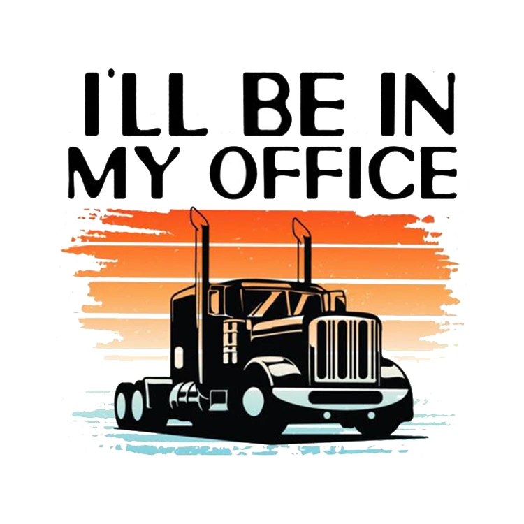 استیکر پارچه و لباس پاد آفرین مدل کامیون سوار کد 4411