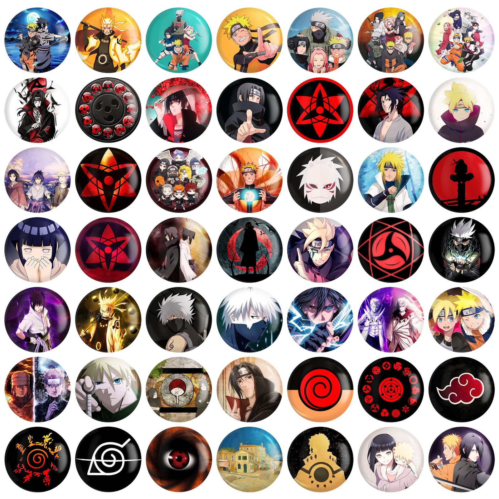 پیکسل خندالو مدل انیمه ناروتو Naruto کد 75 بسته 49 عددی -  - 1