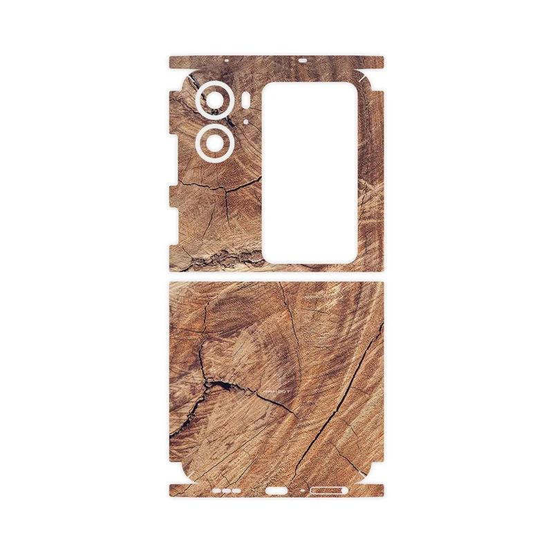 برچسب پوششی ماهوت مدل Wood Texture 5-FullSkin مناسب برای گوشی موبایل اپو Find N2 Flip