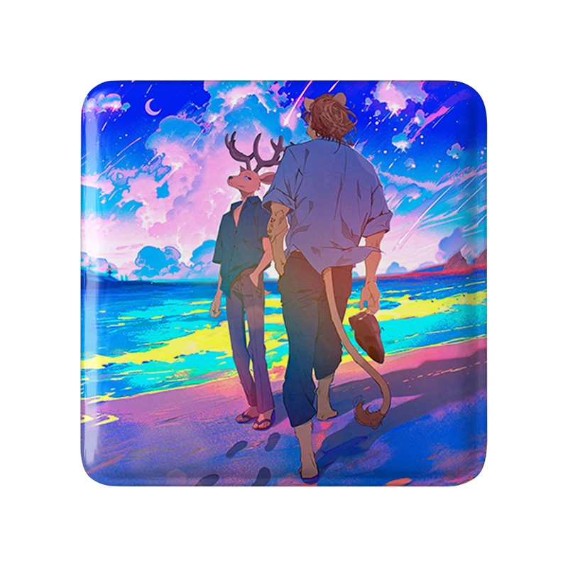 پیکسل خندالو طرح لوییس و ایبوکی انیمه بیستارز مدل مربعی کد 33448