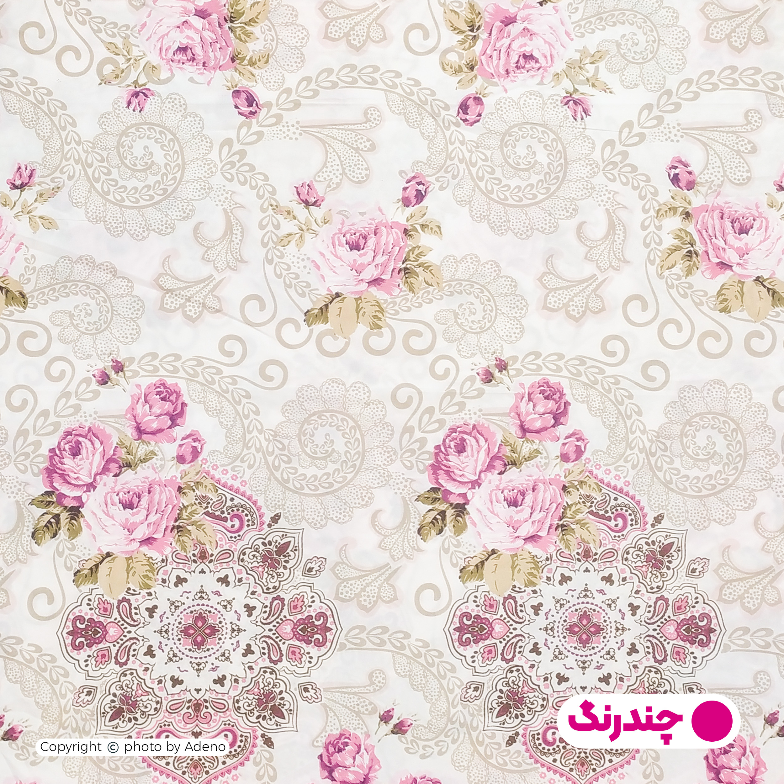 رو بالشی آدنو مدل فرخنده کد CH90 بسته 2عددی