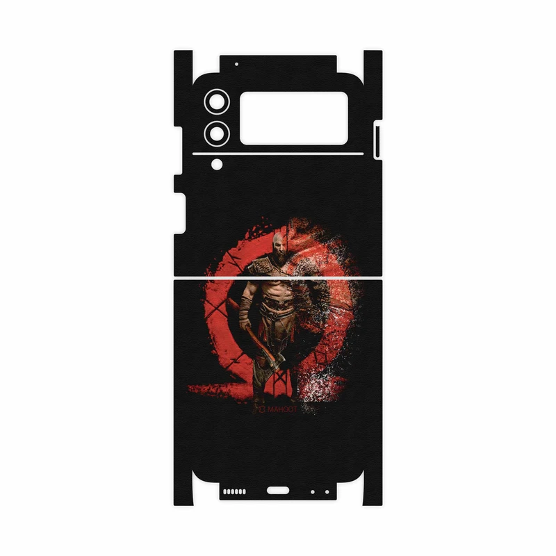برچسب پوششی ماهوت مدل God-Of-War-Game-FullSkin مناسب برای گوشی موبایل سامسونگ Galaxy Z Flip3 5G
