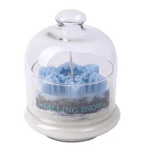 شمع لیوانی مدل تکه ای از زمستان