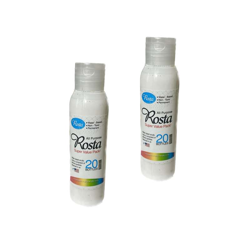 رنگ اکریلیک رستا کد R350 حجم 150 میلی لیتر بسته 2 عددی رنگ اکریلیک رستا کد R350 حجم 150 میلی لیتر بسته 2 عددی