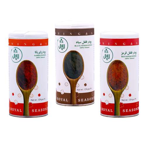 ادویه فلفل های آر اس رویال  مجموعه 3 عددی