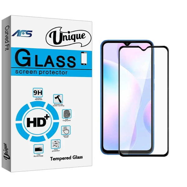 محافظ صفحه نمایش سرامیکی ای اف اس مدل Unique Glass مناسب برای گوشی موبایل شیائومی Redmi 9