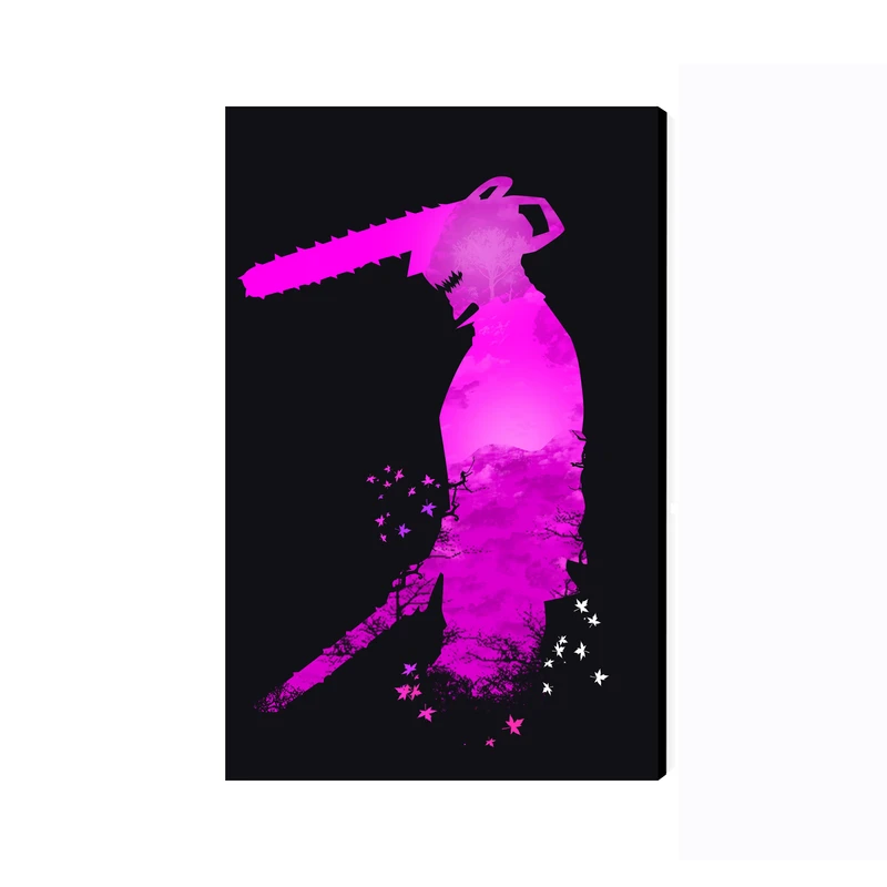 تابلو شاسی عرش مدل انیمه مرد اره ای Chainsaw Man کد As3372