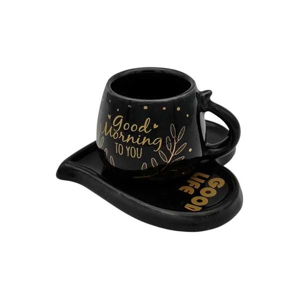 فنجان و نعلبکی مدل اشکی کد 14243xgoodmorning