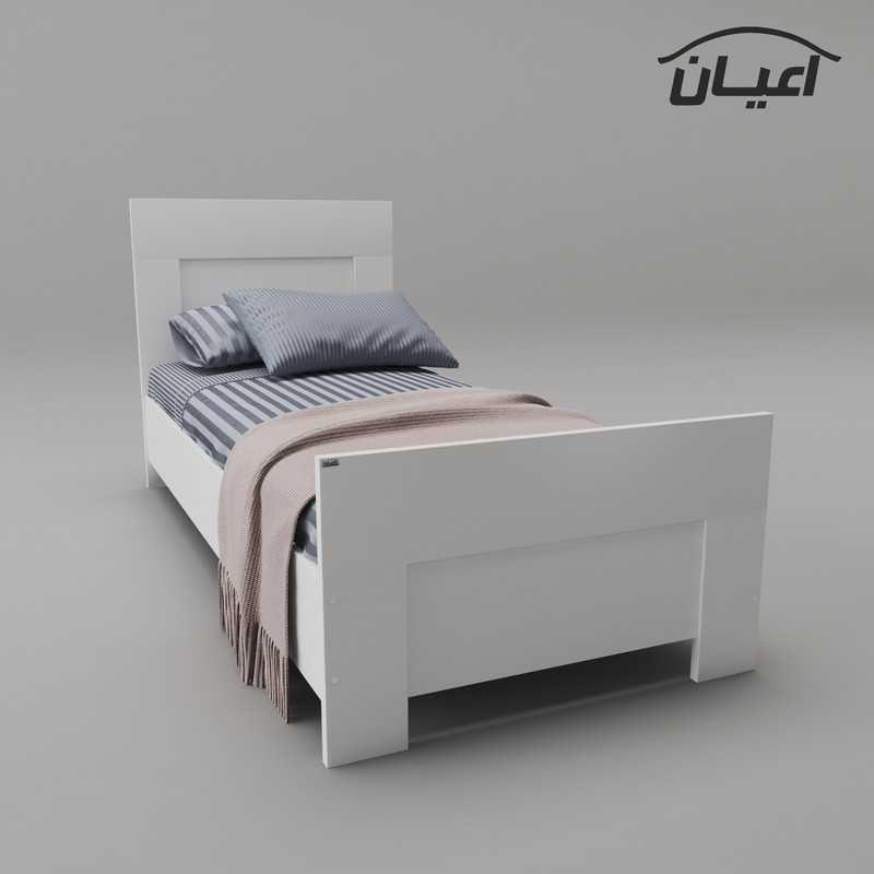 تخت خواب یکنفره اعیان مدل FH363 سایز 90x200 سانتی متر