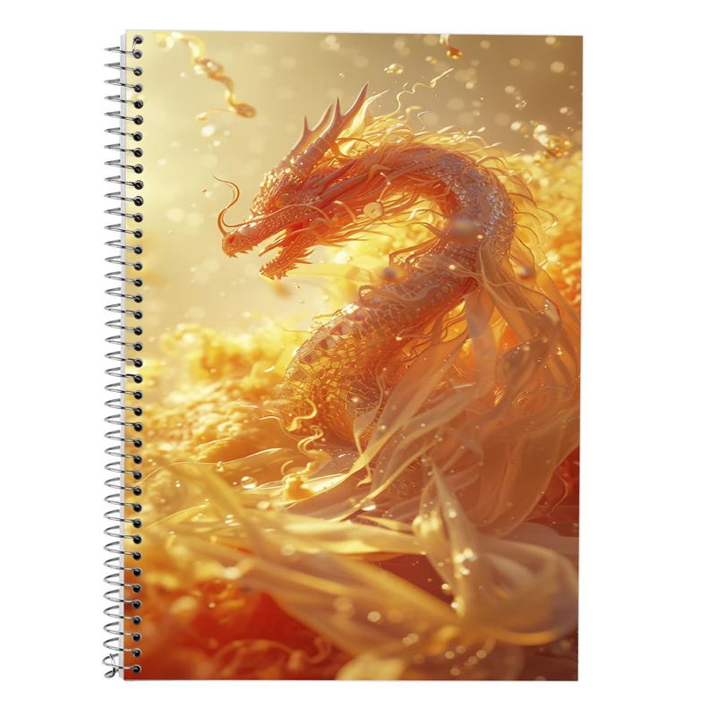 دفتر زبان 50 برگ مدوپد مدل دو خط طرح فانتزی کد DF14492