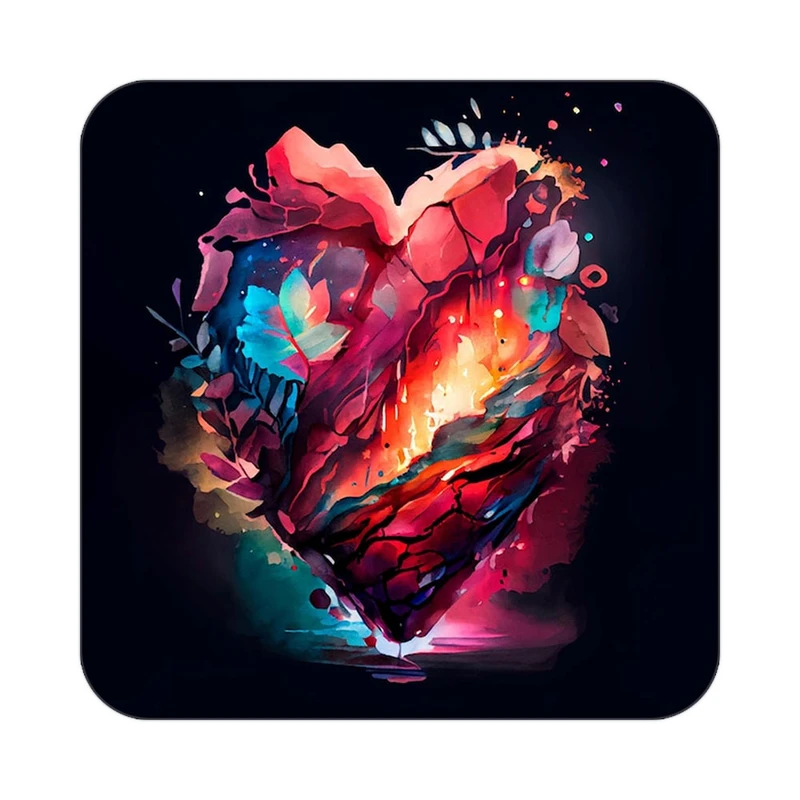 زیر لیوانی کاکتی مدل عاشقانه کد mp12980