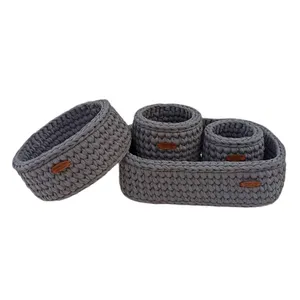  سبد قلاب بافی تریکو کد 38 مجموعه 4 عددی