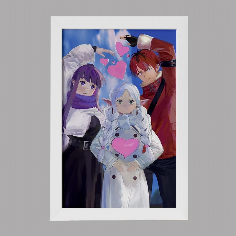 تابلو خندالو مدل اشتارک، فریرن و فرن انیمه فریرن کد 33849