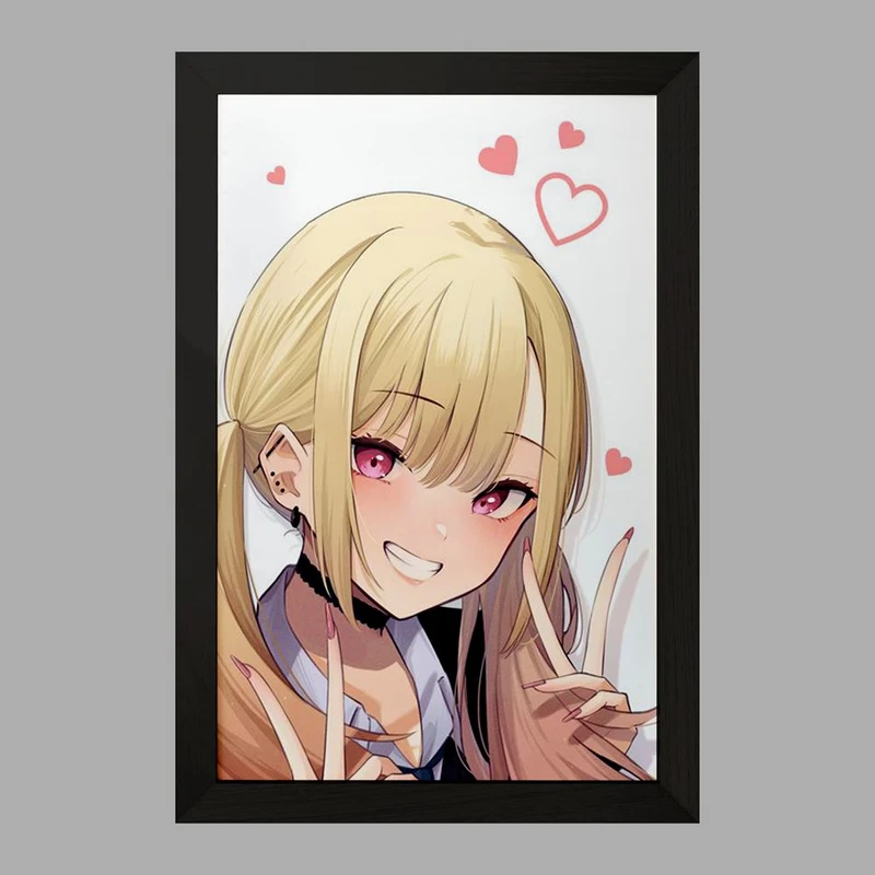 تابلو خندالو مدل مارین کیتاگاوا انیمه دارلینگ در فرنکس  کد 12921