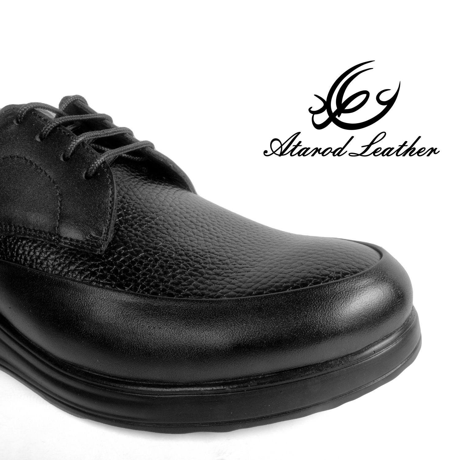 کفش طبی مردانه چرم عطارد مدل چرم طبیعی کد SH163 -  - 6