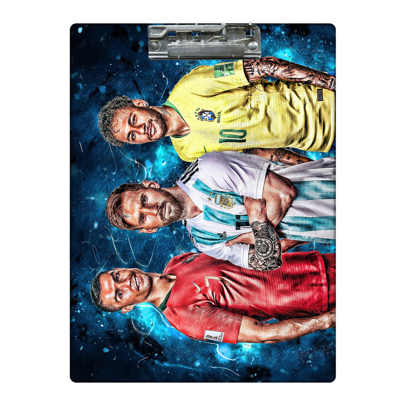 تخته شاسی طرح نیمار و مسی و رونالدو کد 2515240 سایز A4