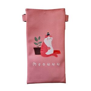 کیف دوشی زنانه مدل دو طرفه طرح گربه