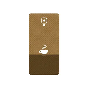 MAHOOT Minimal Cup of Coffee Icon Cover Sticker for OnePlus 3