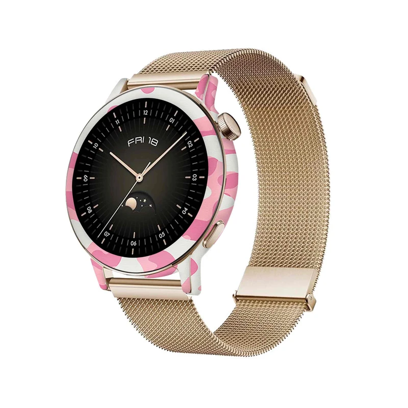 برچسب ماهوت طرح Army-Pink مناسب برای ساعت هوشمند هوآوی Watch GT 3 42mm