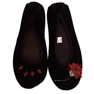 پاپوش دخترانه مدل گل داوودی