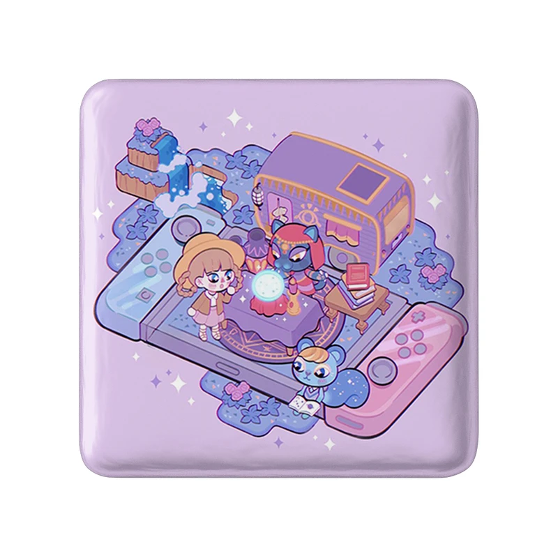 مگنت خندالو طرح بازی انیمال کراسینگ (Animal Crossing) مدل مربعی کد 32668