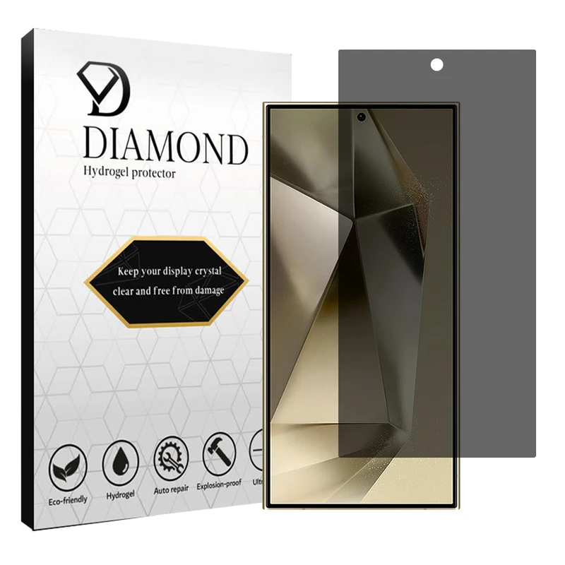 محافظ صفحه نمایش حریم شخصی دیاموند مدل Tough مناسب برای گوشی موبایل سامسونگ Galaxy S24 Ultra